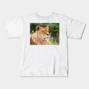 Watchful lion Kids T-Shirt